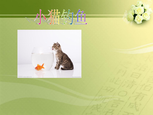 幼儿园游戏小猫钓鱼教案_小猫钓鱼幼儿游戏玩法_小猫钓鱼游戏幼儿园