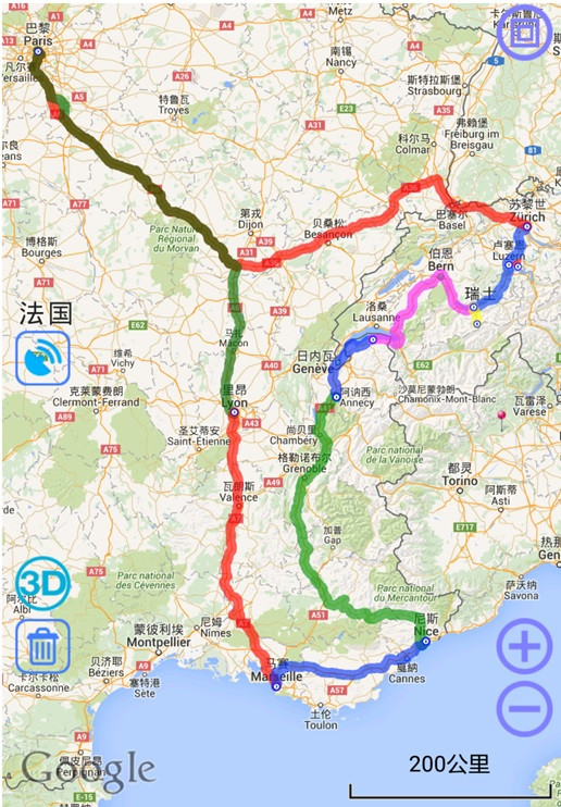 路线规划_路线规划软件_路线一路线二路线三