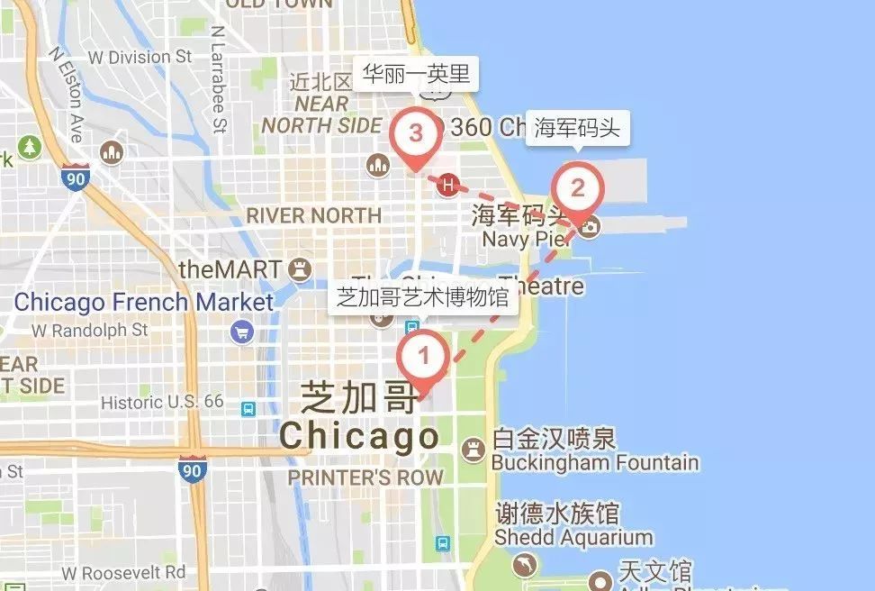 美国芝加哥地图_芝加哥地图_芝加哥地图中文版全图