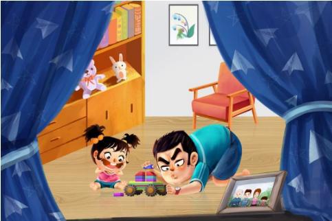 小孩玩手机视频素材_视频小孩玩手机_3岁宝宝玩手机小游戏视频