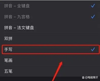 苹果13输入法怎么设置手写_手写输入法iphone设置_手写输入法怎么设置苹果手机